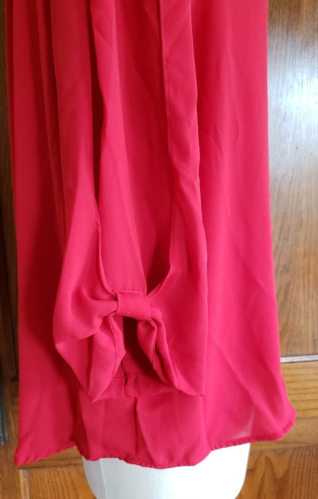 Split Neck Blouse - image 4